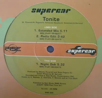 Supercar - Tonite