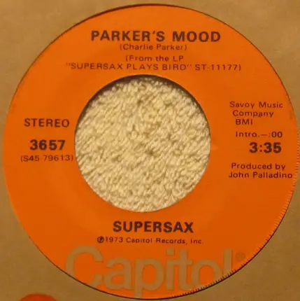 Supersax - Parker's Mood / Just Friends