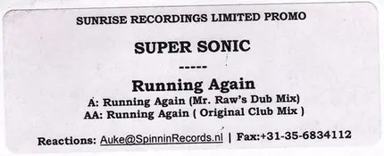 Supersonic - Running Again
