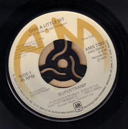 Supertramp - Give A Little Bit