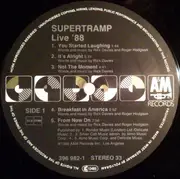 LP - Supertramp - Live '88