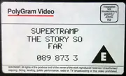 VHS - Supertramp - The Story So Far...