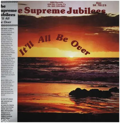 SUPREME JUBILEES - It'll All Be Over