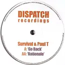 12inch Vinyl Single - Survival & Paul T - Go Back / Rationale