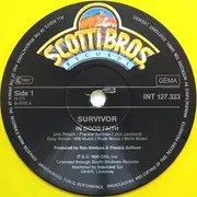 12inch Vinyl Single - Survivor - In Good Faith - Yellow Transparent