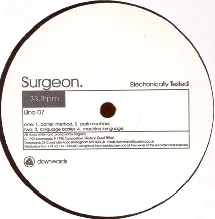 Surgeon - Electronically Tested