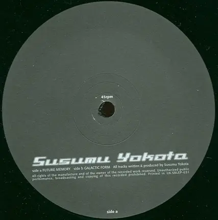 Susumu Yokota - Future Memory