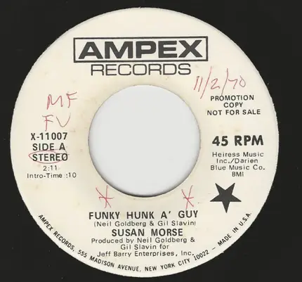 Susan Morse - Funky Hunk A' Guy
