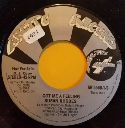 Susan Rhodes - Got Me A Feeling