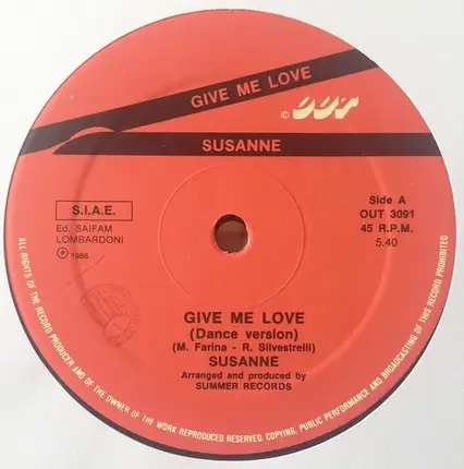 Susanne - Give Me Love
