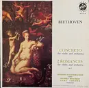 10'' - Beethoven - Violin Concerto & 2 Romances - Mono