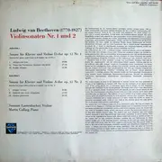 LP - Susanne Lautenbacher / Martin Galling - Ludwig Van Beethoven - Violinsonaten Nr. 1 Und Nr. 2