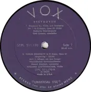 10'' - Beethoven - Violin Concerto & 2 Romances - Mono