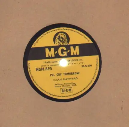 Susan Hayward - I'll Cry Tomorrow/ Just One Of Those Things