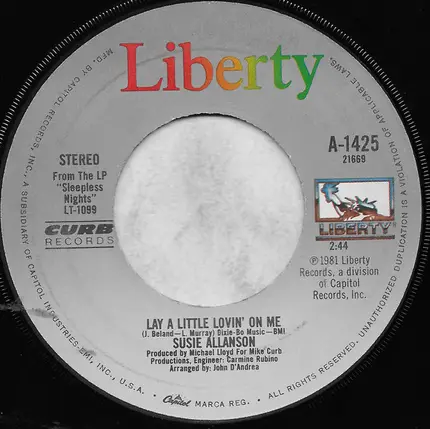 Susie Allanson - Love Is Knockin' At My Door