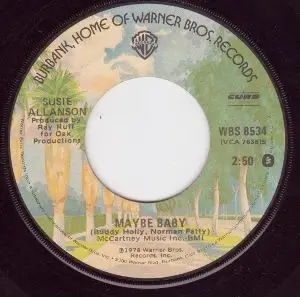 Susie Allanson - Hide Me In Your Love / Maybe Baby