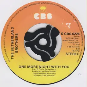 The Sutherland Brothers - One More Night With You / Sunbird