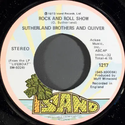 Sutherland Brothers And Quiver - (I Don't Wanna Love You But) You Got Me Anyway