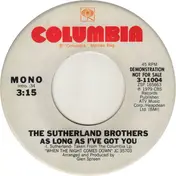 The Sutherland Brothers - As Long As I've Got You