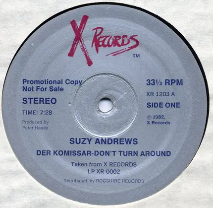 Suzy Andrews - Der Komissar-Don't Turn Around