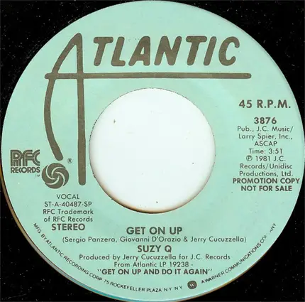 Suzy Q - Get On Up
