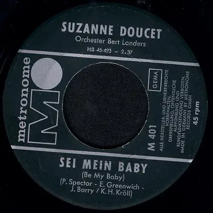 Suzanne Doucet - Das Geht Doch Keinen Etwas An / Sei Mein Baby