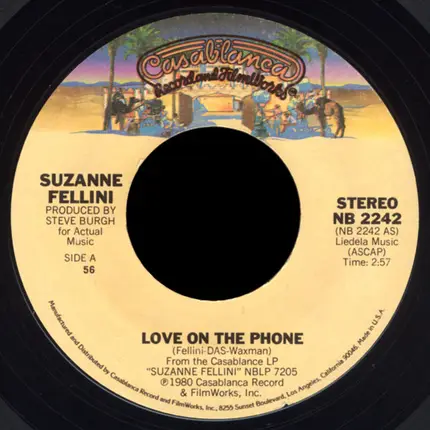 Suzanne Fellini - Love On The Phone