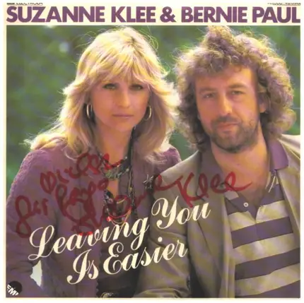 Suzanne Klee & Bernie Paul - Leaving You Is Easier
