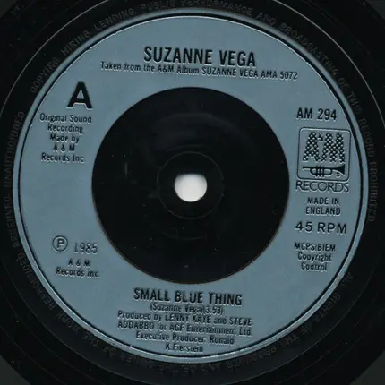 Suzanne Vega - Small Blue Thing