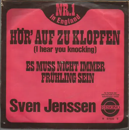 Sven Jenssen - Hör' Auf Zu Klopfen (I Hear You Knocking)