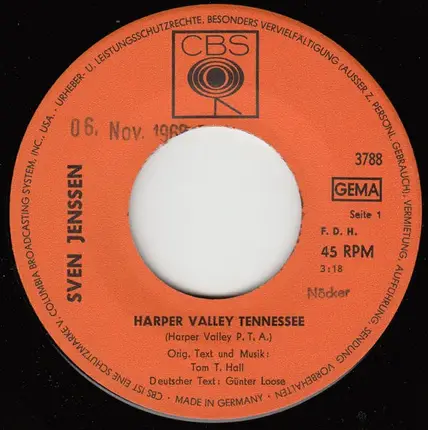 Sven Jenssen - Harper Valley Tennessee