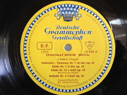 Sviatoslav Richter - Frédéric Chopin · Claude Debussy · Alexander Scriabine - Sviatoslav Richter On Tour (Rome · Palermo · Venice)