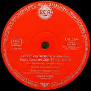 LP - Beethoven/ Sviatoslav Richter, Münch, Boston Symphony Orchestra - Klavierkonzert Nr. 1 / C-dur, Op. 15 - Sonate Nr. 22 / F-dur, Op. 54