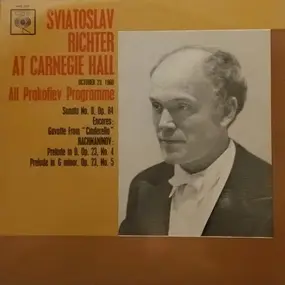 Sergej Prokofjew - At Carnegie Hall - All Prokofiev Program October 23, 1960