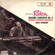 LP - Sviatoslav Richter - Brahms: Concerto No. 2, Chicago Symphony Orchestra, Leinsdorf