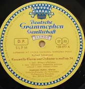 LP - Schumann - Klavierkonzert Op. 54 / Introduction Und Allegro Appassionato / Novellette Nr. 1 / Toccata - Red Stereo