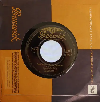 Sy Oliver And His Orchestra - Deep River / I Can't Give You Anything But Love / Castle Rock / House Party