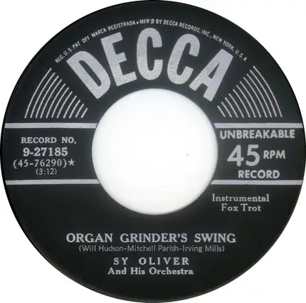 Sy Oliver And His Orchestra - I Can't Give You Anything But Love, Baby