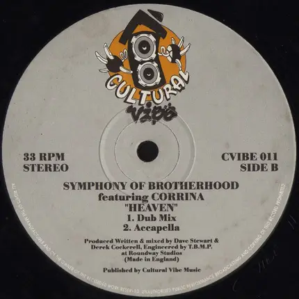 Symphony Of Brotherhood Featuring Corrina Joseph - Heaven