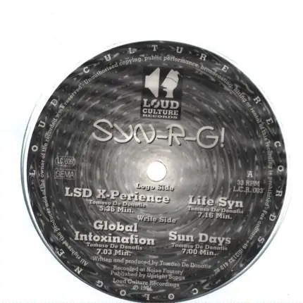 Syn-R-G! - LSD X-Perience