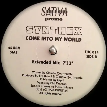 Synthex - Come Into My World