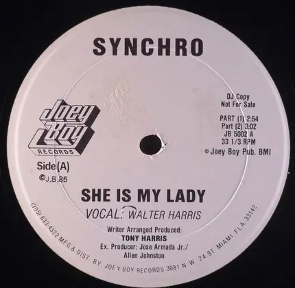Synchro - She Is My Lady