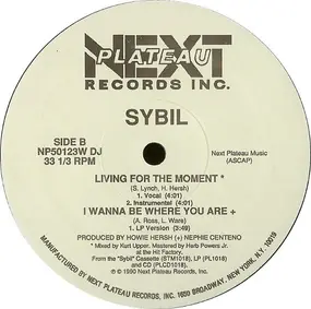Sybil - I Wanna Be Where You Are (Remix) / Living For The Moment