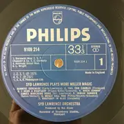 LP - Syd Lawrence , Syd Lawrence And His Orchestra - Syd Lawrence Plays More Miller Magic