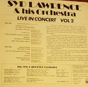 LP - Syd Lawrence And His Orchestra - Live In Concert Vol 2