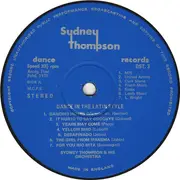 LP - Sydney Thompson And His Orchestra - Dance In The Latin Style
