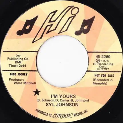 Syl Johnson - I'm Yours