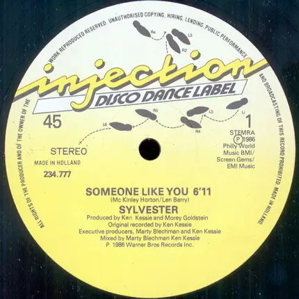 Sylvester - Someone Like You