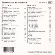 Double CD - Sylvia Capova / Peter Schmalfuß - Romantische Klaviermusik Vol. 1 Und 2