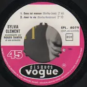 7inch Vinyl Single - Sylvia Clément - Sans Toi Maman